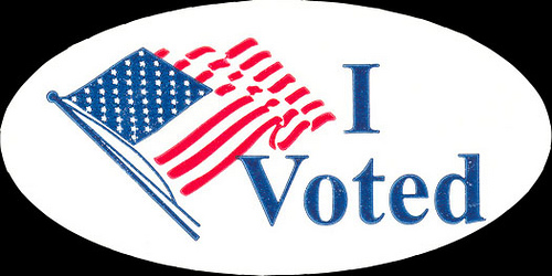 I voted