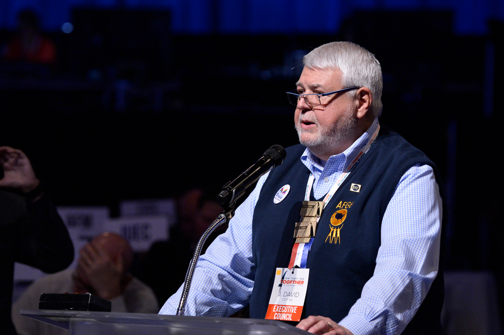 AFGE President J. David Cox