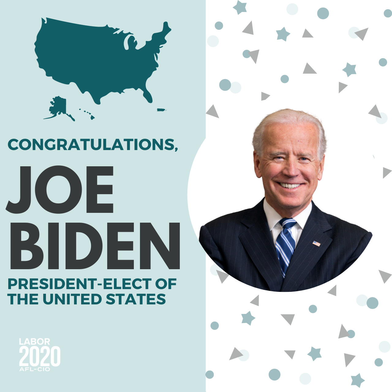 Congratulations, Joe Biden, President-Elect of the United States