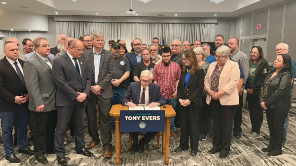 Gov. Evers signs veto