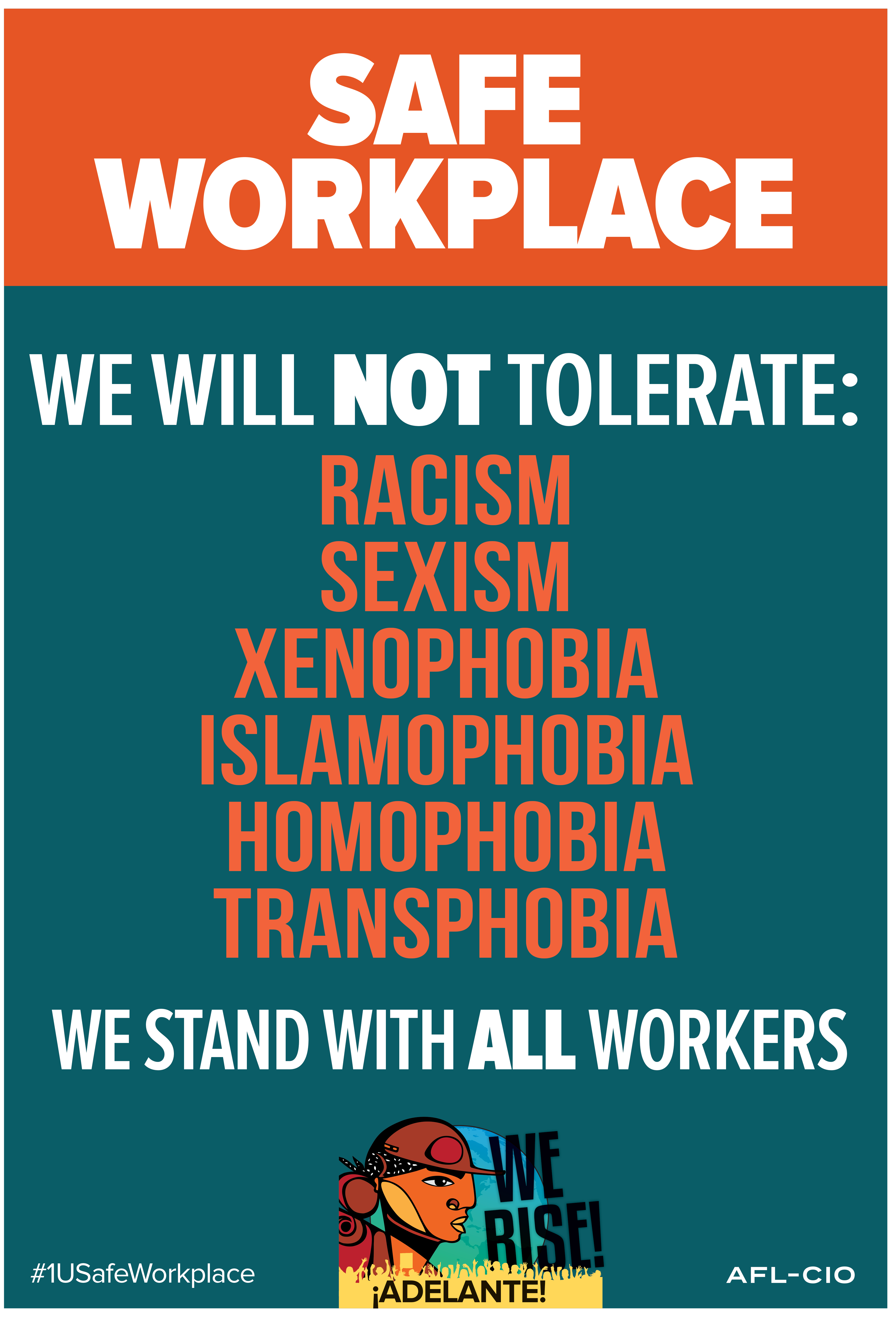 Safe Workplace Poster